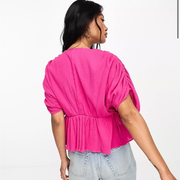 ASOS pink kimono style top. NEW with tags. - Picture 3 of 3